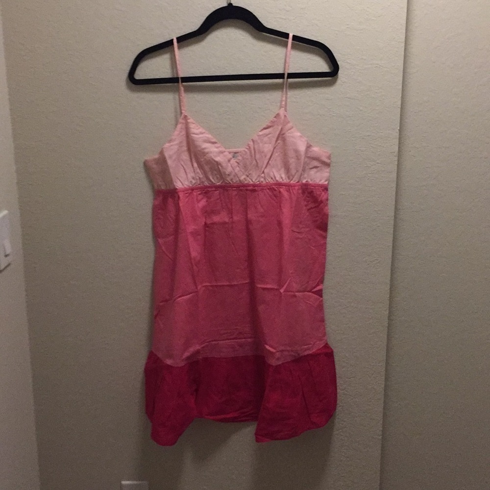 Aerie Pink Colorblock Nightgown Size L New Without Tag